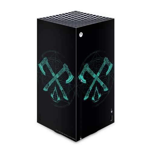 Assassin's Creed Valhalla Key Art Dual Axes Vinyl Sticker Skin Decal Cover for Microsoft Xbox Series X