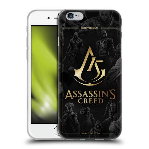 Assassin's Creed 15th Anniversary Graphics Crest Key Art Soft Gel Case for Apple iPhone 6 / iPhone 6s