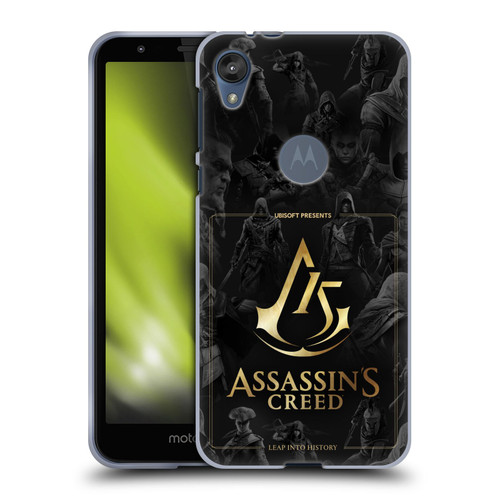 Assassin's Creed 15th Anniversary Graphics Crest Key Art Soft Gel Case for Motorola Moto E6