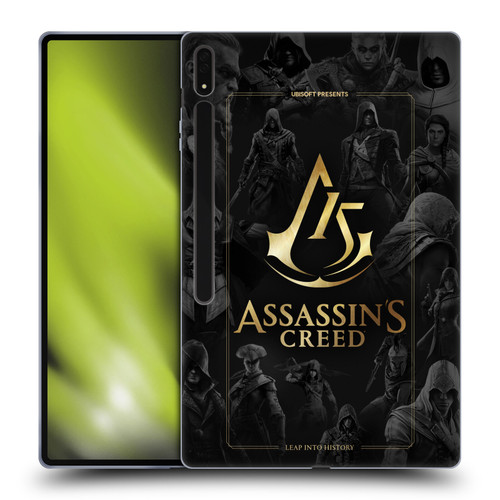 Assassin's Creed 15th Anniversary Graphics Crest Key Art Soft Gel Case for Samsung Galaxy Tab S8 Ultra