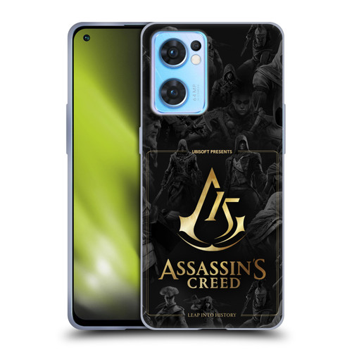 Assassin's Creed 15th Anniversary Graphics Crest Key Art Soft Gel Case for OPPO Reno7 5G / Find X5 Lite