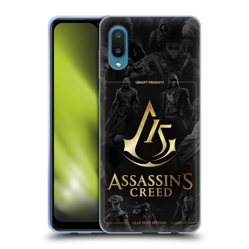 Assassin's Creed 15th Anniversary Graphics Crest Key Art Soft Gel Case for Samsung Galaxy A02/M02 (2021)