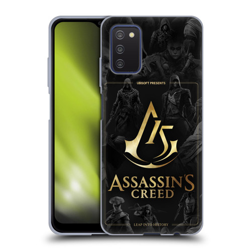 Assassin's Creed 15th Anniversary Graphics Crest Key Art Soft Gel Case for Samsung Galaxy A03s (2021)