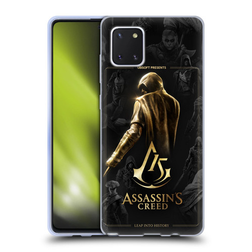 Assassin's Creed 15th Anniversary Graphics Key Art Soft Gel Case for Samsung Galaxy Note10 Lite