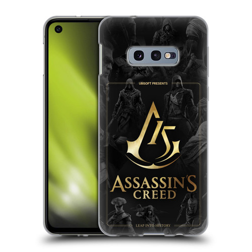 Assassin's Creed 15th Anniversary Graphics Crest Key Art Soft Gel Case for Samsung Galaxy S10e