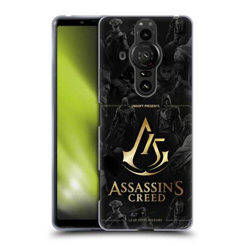 Assassin's Creed 15th Anniversary Graphics Crest Key Art Soft Gel Case for Sony Xperia Pro-I