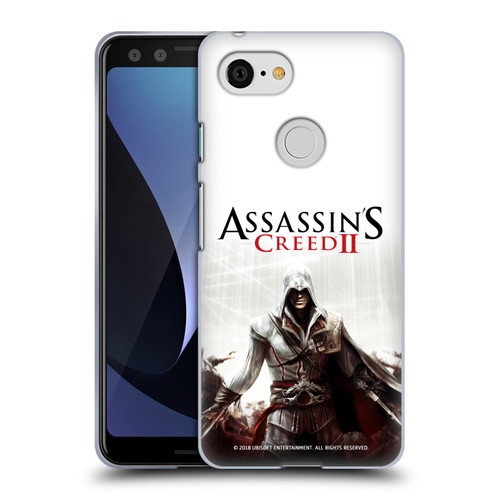 Assassin's Creed II Key Art Ezio 2 Soft Gel Case for Google Pixel 3