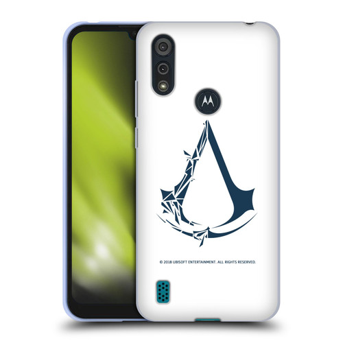Assassin's Creed III Logos Geometric Soft Gel Case for Motorola Moto E6s (2020)