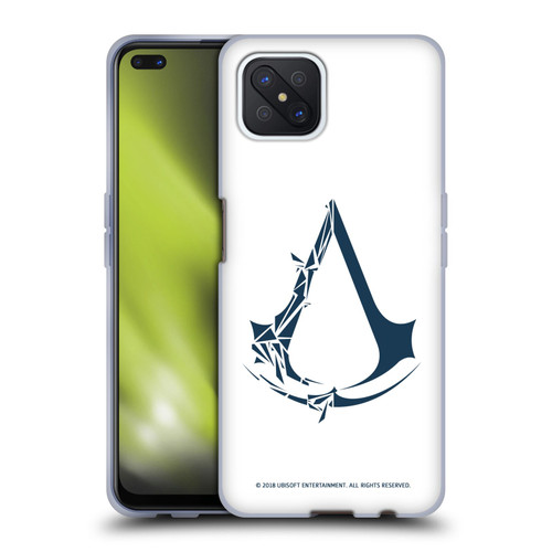 Assassin's Creed III Logos Geometric Soft Gel Case for OPPO Reno4 Z 5G