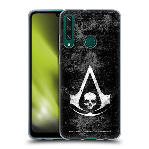 Assassin's Creed Black Flag Logos Grunge Soft Gel Case for Huawei Y6p