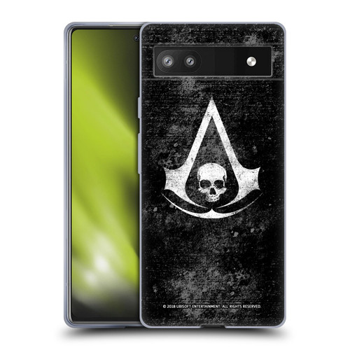 Assassin's Creed Black Flag Logos Grunge Soft Gel Case for Google Pixel 6a