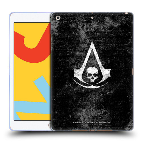 Assassin's Creed Black Flag Logos Grunge Soft Gel Case for Apple iPad 10.2 2019/2020/2021