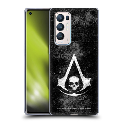 Assassin's Creed Black Flag Logos Grunge Soft Gel Case for OPPO Find X3 Neo / Reno5 Pro+ 5G