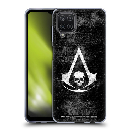Assassin's Creed Black Flag Logos Grunge Soft Gel Case for Samsung Galaxy A12 (2020)