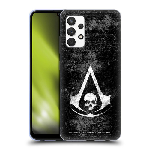 Assassin's Creed Black Flag Logos Grunge Soft Gel Case for Samsung Galaxy A32 (2021)