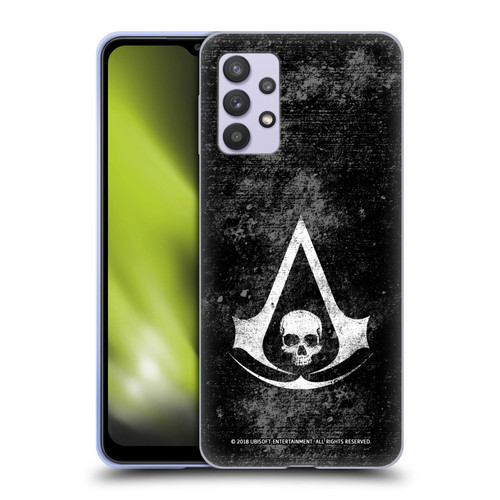 Assassin's Creed Black Flag Logos Grunge Soft Gel Case for Samsung Galaxy A32 5G / M32 5G (2021)