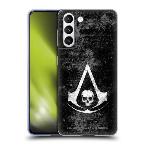 Assassin's Creed Black Flag Logos Grunge Soft Gel Case for Samsung Galaxy S21 5G