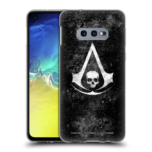 Assassin's Creed Black Flag Logos Grunge Soft Gel Case for Samsung Galaxy S10e