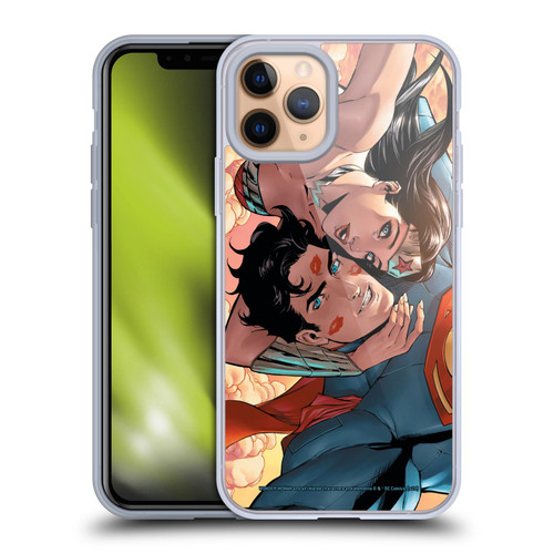 Wonder Woman DC Comics Comic Book Cover Superman #11 Soft Gel Case for Apple iPhone 11 Pro