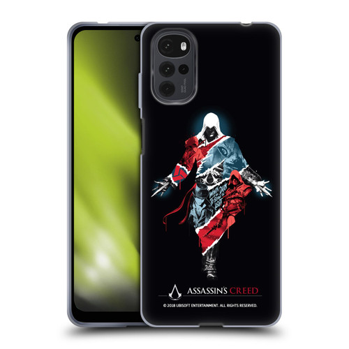 Assassin's Creed Legacy Character Artwork Double Exposure Soft Gel Case for Motorola Moto G22