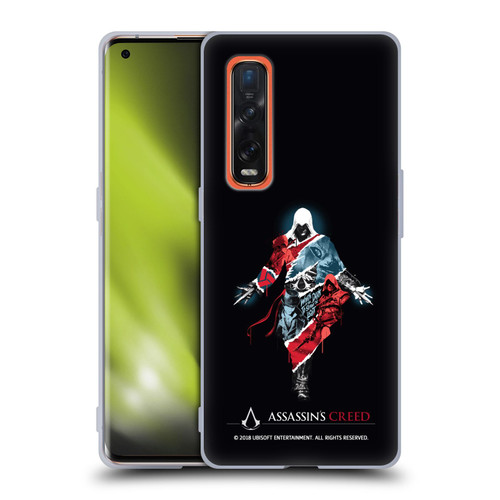 Assassin's Creed Legacy Character Artwork Double Exposure Soft Gel Case for OPPO Find X2 Pro 5G