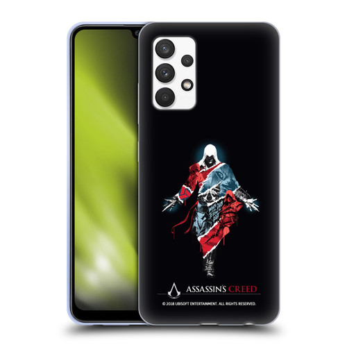 Assassin's Creed Legacy Character Artwork Double Exposure Soft Gel Case for Samsung Galaxy A32 (2021)