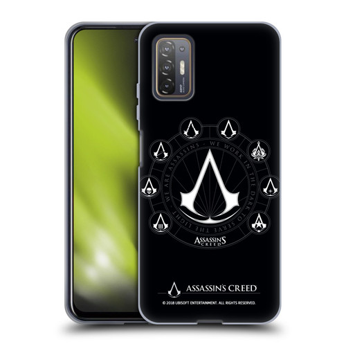 Assassin's Creed Legacy Logo Crests Soft Gel Case for HTC Desire 21 Pro 5G