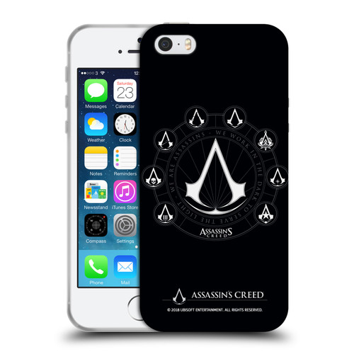 Assassin's Creed Legacy Logo Crests Soft Gel Case for Apple iPhone 5 / 5s / iPhone SE 2016