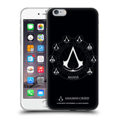 Assassin's Creed Legacy Logo Crests Soft Gel Case for Apple iPhone 6 Plus / iPhone 6s Plus