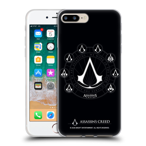 Assassin's Creed Legacy Logo Crests Soft Gel Case for Apple iPhone 7 Plus / iPhone 8 Plus