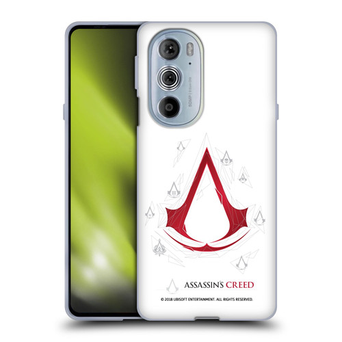 Assassin's Creed Legacy Logo Geometric White Soft Gel Case for Motorola Edge X30