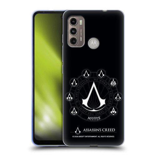 Assassin's Creed Legacy Logo Crests Soft Gel Case for Motorola Moto G60 / Moto G40 Fusion