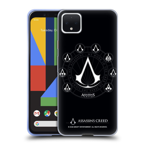 Assassin's Creed Legacy Logo Crests Soft Gel Case for Google Pixel 4 XL