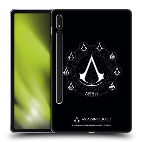 Assassin's Creed Legacy Logo Crests Soft Gel Case for Samsung Galaxy Tab S8