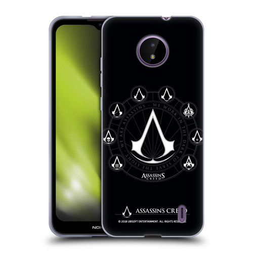 Assassin's Creed Legacy Logo Crests Soft Gel Case for Nokia C10 / C20