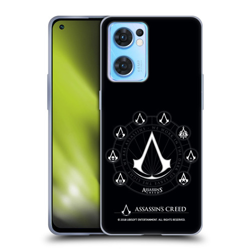 Assassin's Creed Legacy Logo Crests Soft Gel Case for OPPO Reno7 5G / Find X5 Lite