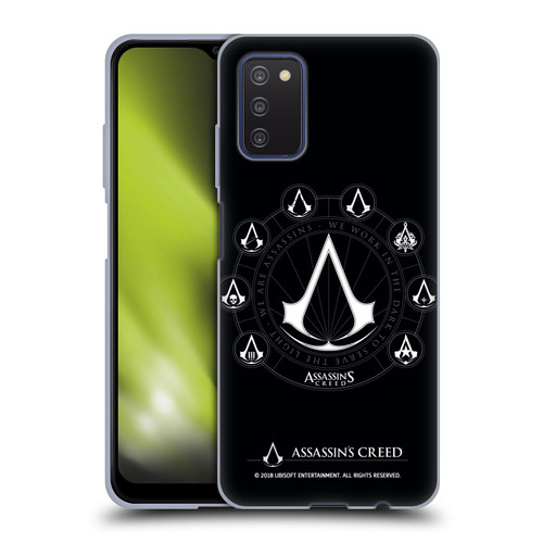 Assassin's Creed Legacy Logo Crests Soft Gel Case for Samsung Galaxy A03s (2021)