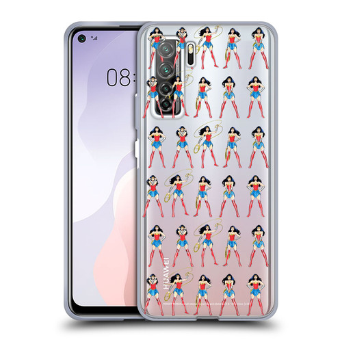 Wonder Woman DC Comics Character Art Pattern Soft Gel Case for Huawei Nova 7 SE/P40 Lite 5G