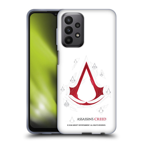 Assassin's Creed Legacy Logo Geometric White Soft Gel Case for Samsung Galaxy A23 / 5G (2022)