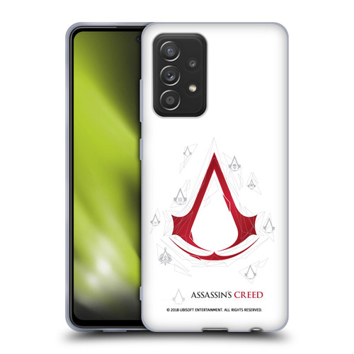 Assassin's Creed Legacy Logo Geometric White Soft Gel Case for Samsung Galaxy A52 / A52s / 5G (2021)