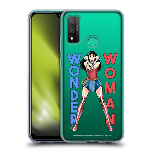 Wonder Woman DC Comics Character Art Stand 2 Soft Gel Case for Huawei P Smart (2020)