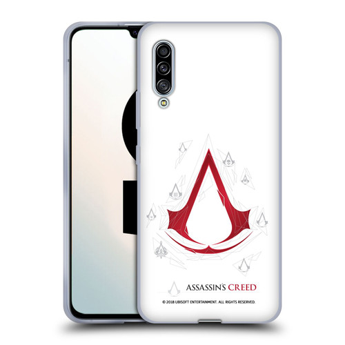 Assassin's Creed Legacy Logo Geometric White Soft Gel Case for Samsung Galaxy A90 5G (2019)