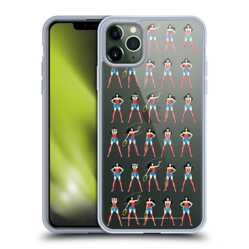 Wonder Woman DC Comics Character Art Pattern Soft Gel Case for Apple iPhone 11 Pro Max