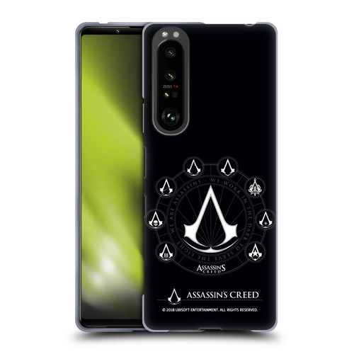 Assassin's Creed Legacy Logo Crests Soft Gel Case for Sony Xperia 1 III