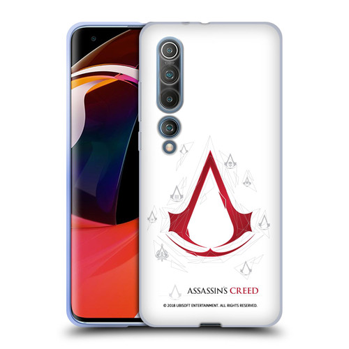 Assassin's Creed Legacy Logo Geometric White Soft Gel Case for Xiaomi Mi 10 5G / Mi 10 Pro 5G
