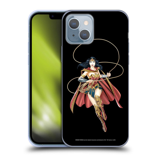 Wonder Woman DC Comics Character Art Lasso Of Truth Soft Gel Case for Apple iPhone 14