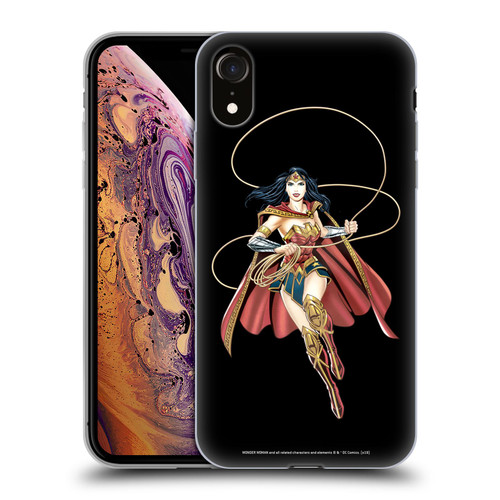 Wonder Woman DC Comics Character Art Lasso Of Truth Soft Gel Case for Apple iPhone XR