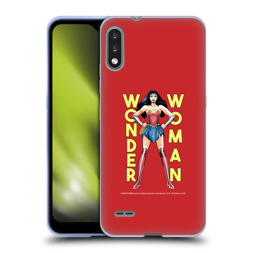 Wonder Woman DC Comics Character Art Stand Soft Gel Case for LG K22