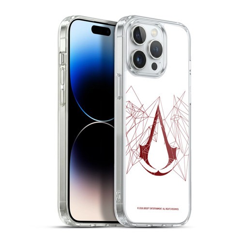 Assassin's Creed Logo Geometric Soft Gel Case for Apple iPhone 13 Pro Max & MagSafe