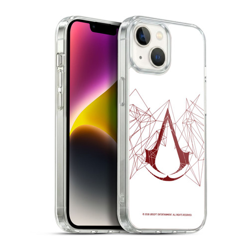 Assassin's Creed Logo Geometric Soft Gel Case for Apple iPhone 14